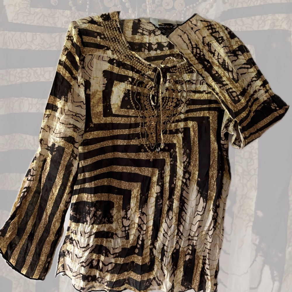 Boho Sequin Top / Coverup